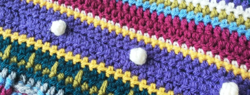 Crochet Stripe Mood Blanket http://www.acraftyginger.com